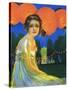 Ravinia Cover 1917-Hamilton King-Stretched Canvas