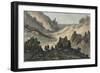 Ravins Volcaniques et Montagne de Cendre, c19th century-null-Framed Giclee Print