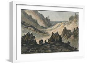 Ravins Volcaniques et Montagne de Cendre, c19th century-null-Framed Giclee Print