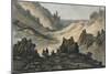 Ravins Volcaniques et Montagne de Cendre, c19th century-null-Mounted Giclee Print