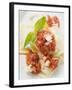 Ravioli with Tomato Sauce-null-Framed Photographic Print