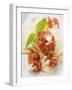 Ravioli with Tomato Sauce-null-Framed Photographic Print