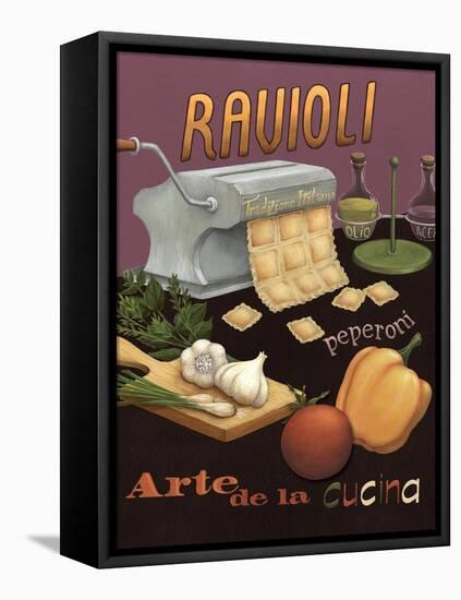 Ravioli-Daphne Brissonnet-Framed Stretched Canvas