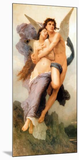 Ravissement de Psyche-William Adolphe Bouguereau-Mounted Art Print