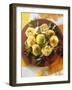 Raw Noodle Nests with Lime Chilis and Bay Leaves-null-Framed Photographic Print