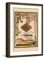 Raw Silk Manufactured By I. Yonekura, Musashi, Japan-null-Framed Art Print