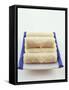 Raw Spring Rolls on a Platter-Peter Medilek-Framed Stretched Canvas