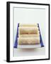 Raw Spring Rolls on a Platter-Peter Medilek-Framed Photographic Print