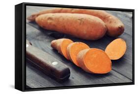 Raw Sweet Potatoes-tashka2000-Framed Stretched Canvas