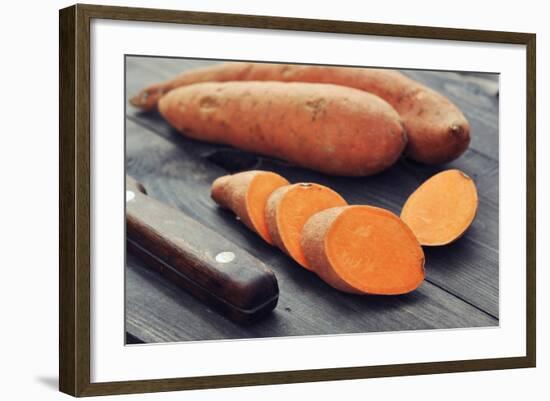 Raw Sweet Potatoes-tashka2000-Framed Photographic Print