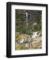 Rawana (Ravana) Falls, a Popular Sight by the Highway to the Coast as it Drops Thru Ella Gap, Ella,-Rob Francis-Framed Premium Photographic Print