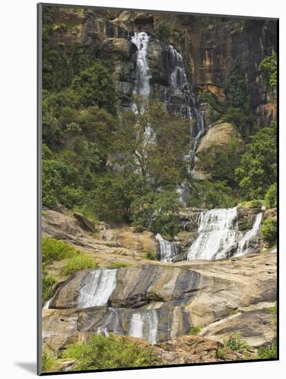 Rawana (Ravana) Falls, a Popular Sight by the Highway to the Coast as it Drops Thru Ella Gap, Ella,-Rob Francis-Mounted Photographic Print