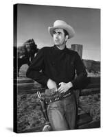 Rawhide, Tyrone Power, 1951-null-Stretched Canvas