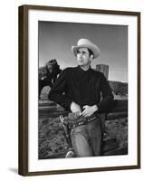 Rawhide, Tyrone Power, 1951-null-Framed Photo