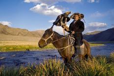 Kazakh Men Traditionally Hunt Foxes and Wolves Using Trained Golden Eagles-Rawpixel com-Photographic Print