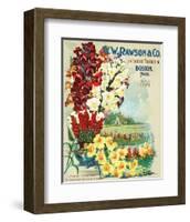 Rawson Seed Company Boston-null-Framed Art Print