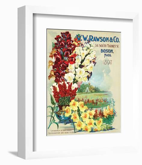 Rawson Seed Company Boston-null-Framed Art Print