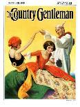 "Halloween Dance," Country Gentleman Cover, October 1, 1928-Ray C. Strang-Framed Giclee Print