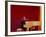 Ray Charles at White Piano-null-Framed Photo