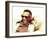 Ray Charles Backstage at Saturday Night Live, 1977-null-Framed Photo