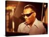 Ray Charles Close Up-null-Stretched Canvas