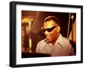 Ray Charles Close Up-null-Framed Photo