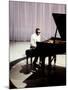 Ray Charles Filming for NBC-null-Mounted Photo