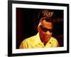 Ray Charles Filming for the BBC-null-Framed Photo