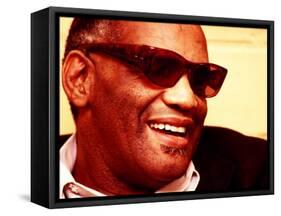 Ray Charles in His Dressing Room-null-Framed Stretched Canvas