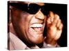 Ray Charles in Rehearsal, 1998-null-Stretched Canvas