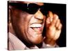 Ray Charles in Rehearsal, 1998-null-Stretched Canvas