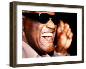 Ray Charles in Rehearsal, 1998-null-Framed Photo