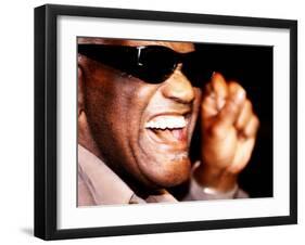 Ray Charles in Rehearsal, 1998-null-Framed Photo