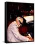 Ray Charles in Rehearsal, 1998-null-Framed Stretched Canvas