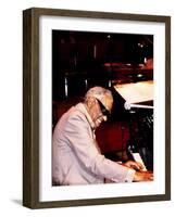 Ray Charles in Rehearsal, 1998-null-Framed Photo