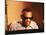 Ray Charles in the Recording Studio-null-Mounted Photo