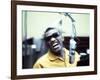 Ray Charles in the Recording Studio-null-Framed Photo