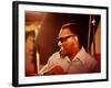 Ray Charles in the Recording Studio-null-Framed Photo