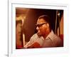 Ray Charles in the Recording Studio-null-Framed Photo