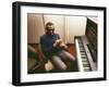 Ray Charles in the Recording Studio-null-Framed Photo