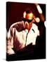 Ray Charles in the Recording Studio-null-Stretched Canvas