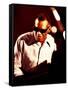 Ray Charles in the Recording Studio-null-Framed Stretched Canvas