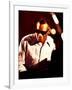 Ray Charles in the Recording Studio-null-Framed Photo