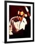 Ray Charles in the Recording Studio-null-Framed Photo