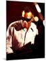 Ray Charles in the Recording Studio-null-Mounted Photo