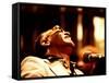 Ray Charles in the Recording Studio-null-Framed Stretched Canvas