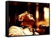 Ray Charles in the Recording Studio-null-Framed Stretched Canvas