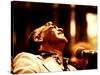 Ray Charles in the Recording Studio-null-Stretched Canvas