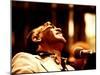 Ray Charles in the Recording Studio-null-Mounted Photo