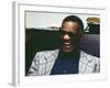 Ray Charles in the Studio at RPM International, Los Angeles-null-Framed Photo